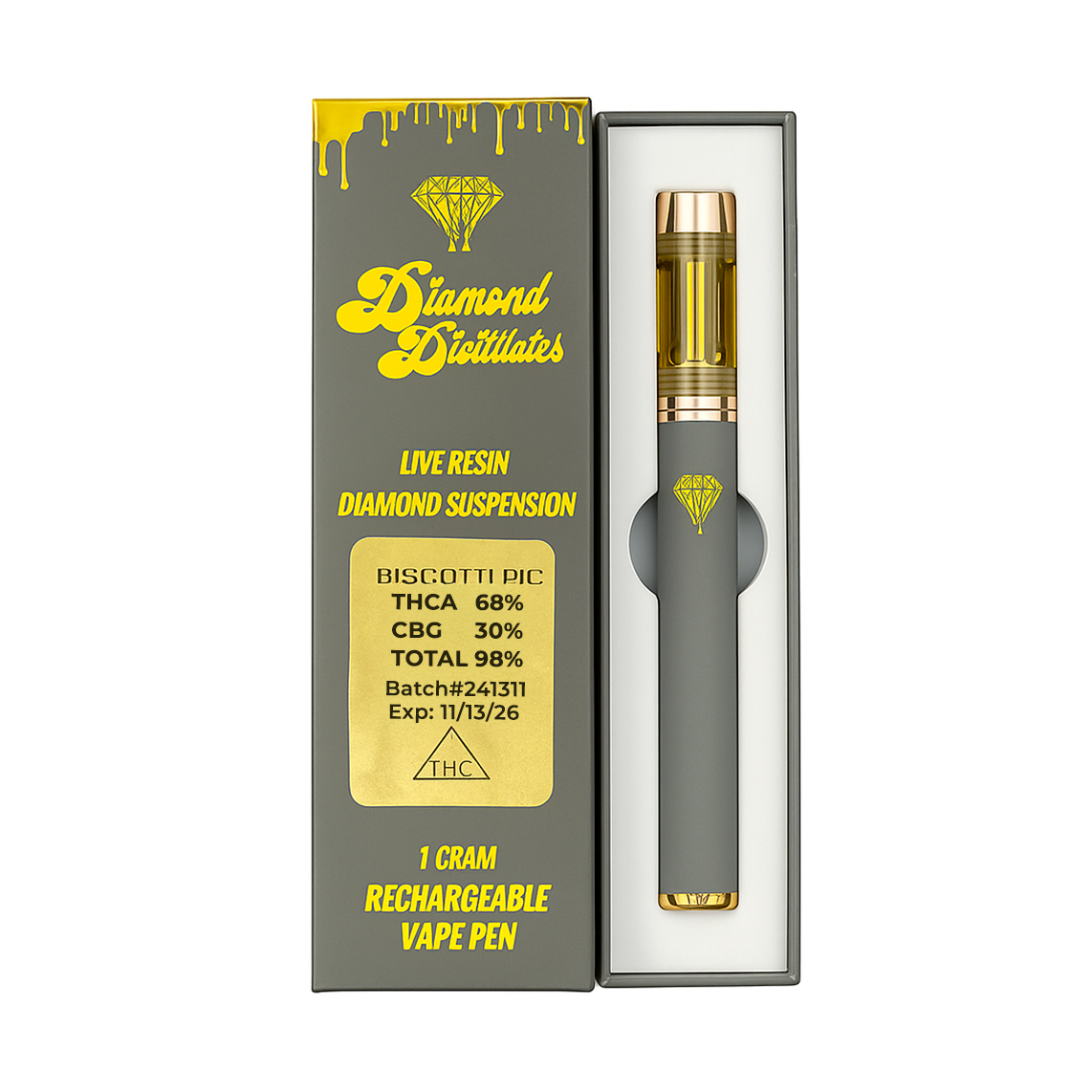Liquid Diamond 1Gram Vape Pen