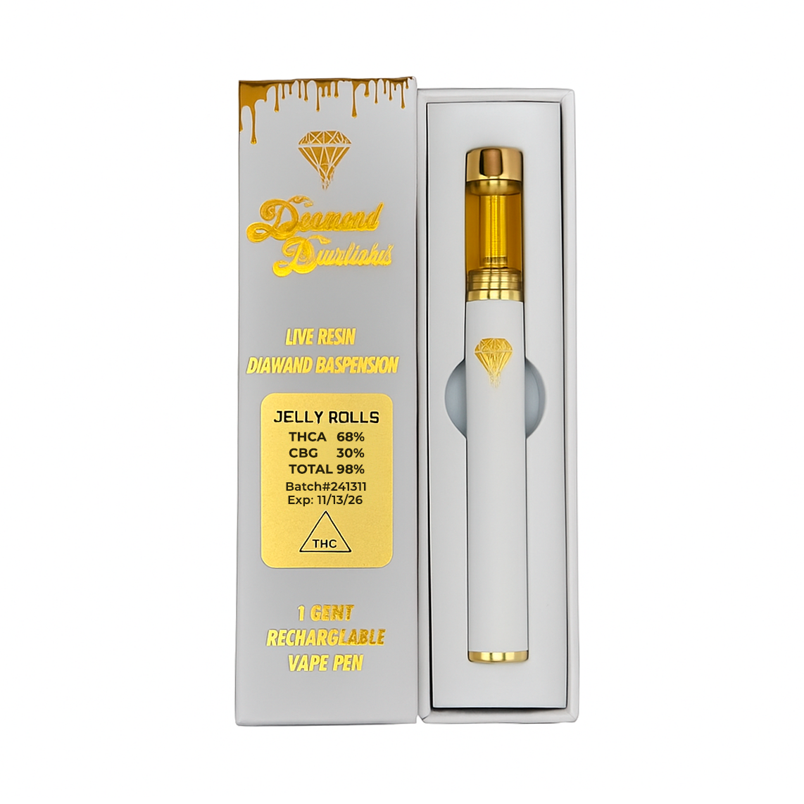 Liquid Diamond 1Gram Vape Pen
