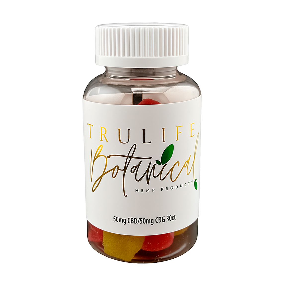 TruLife Gummy Blend CBD 50 mg, CBG 50 mg, 30 Gummies