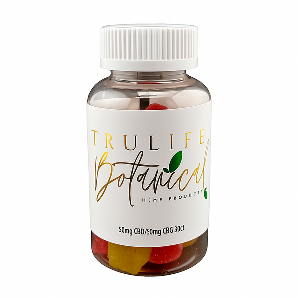TruLife Gummy Blend CBD 50 mg, CBG 50 mg, 30 Gummies