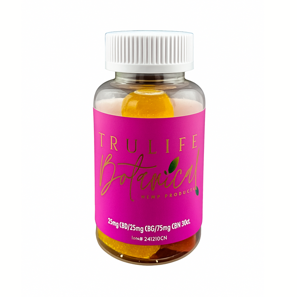 TruLife Gummy Blend CBD 25 mg, CBG 25 mg, CBN 25 mg