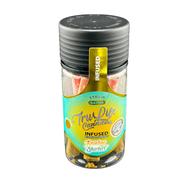 TruLife Cannabis Prerolls Rainbow Sherbert