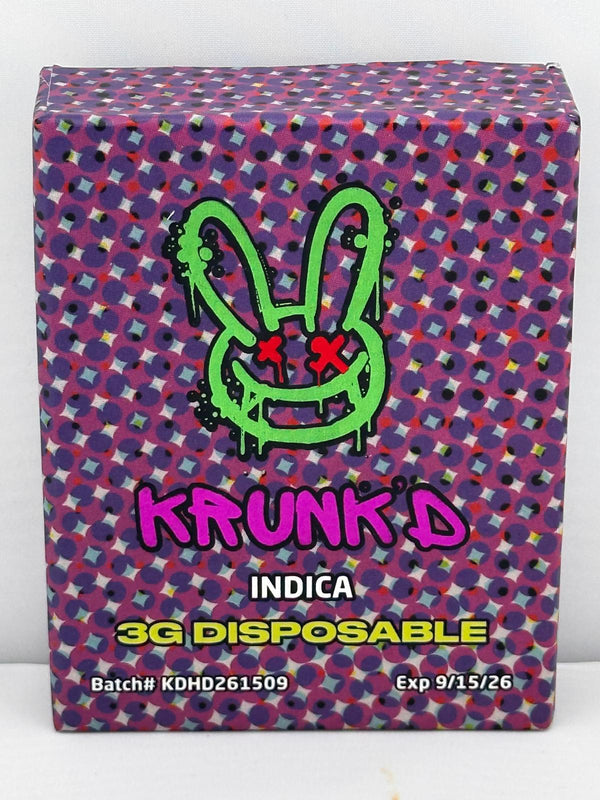 Krunk 'D 3G Disposables | Indica
